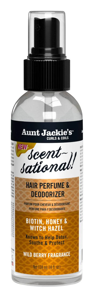 Aunt Jackie’s Scent-sational! Hair Perfume & Deodorizer – Wild Berry – 4 oz - ANNS BEAUTY SUPPLY